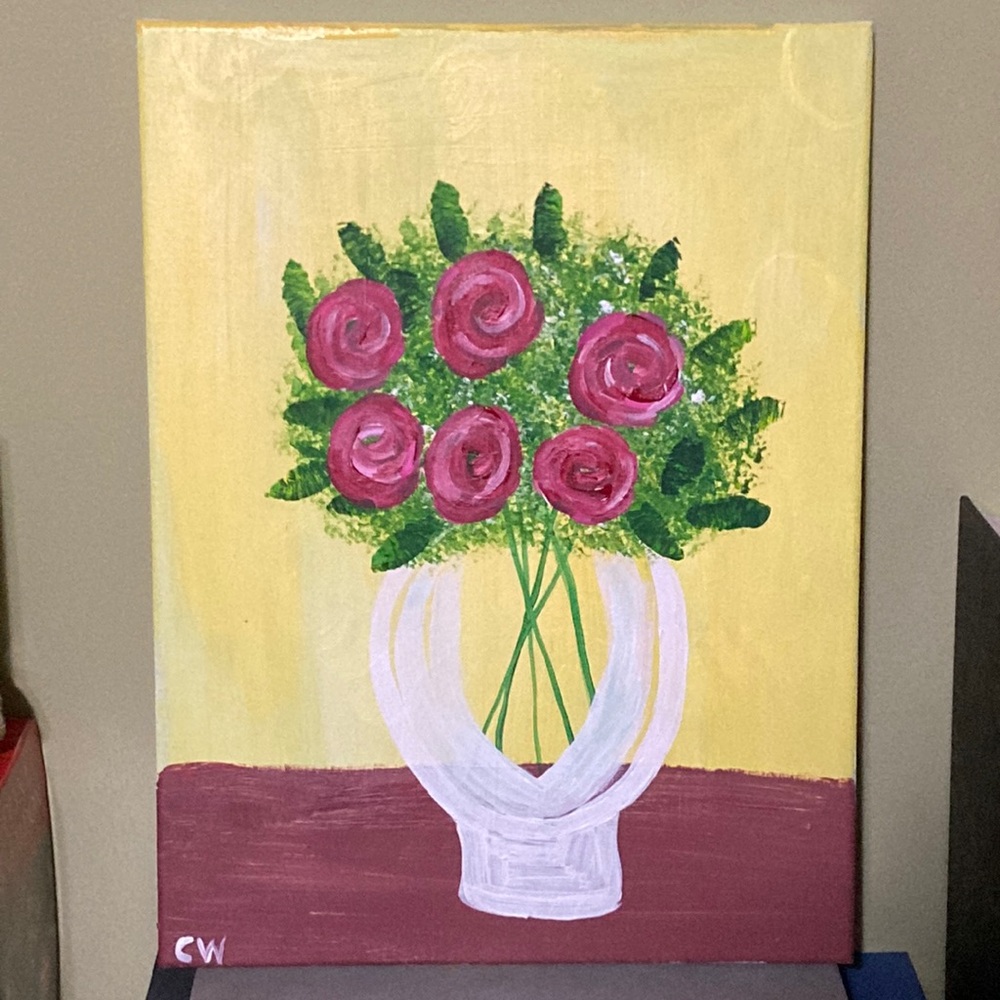 - Rose Painting - Picture 2 of 2
